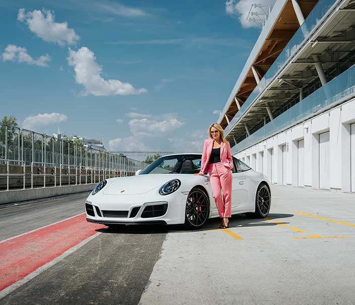 Porsche Prestige campaign visual