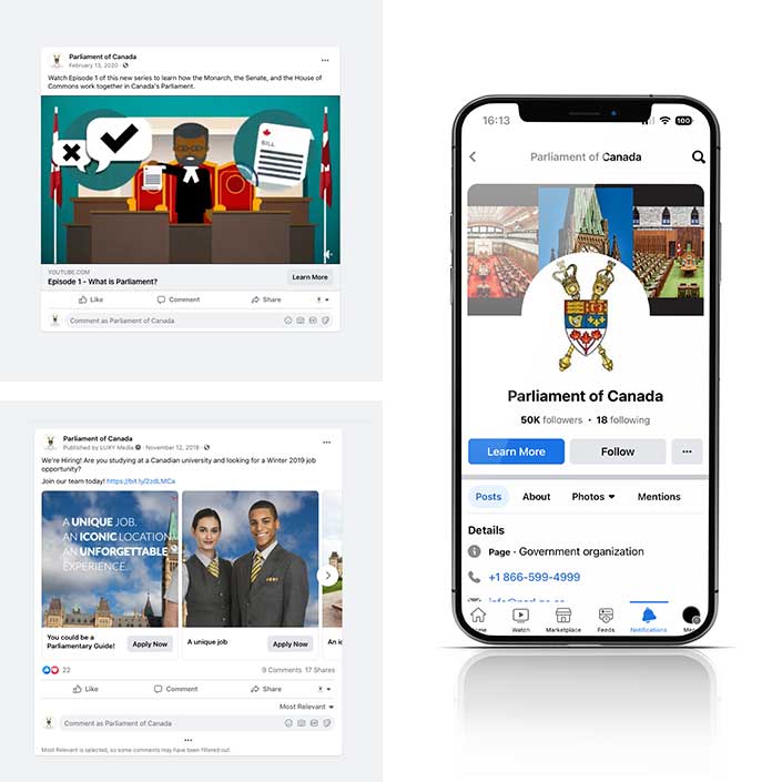 Parliament Of Canada campaign visual