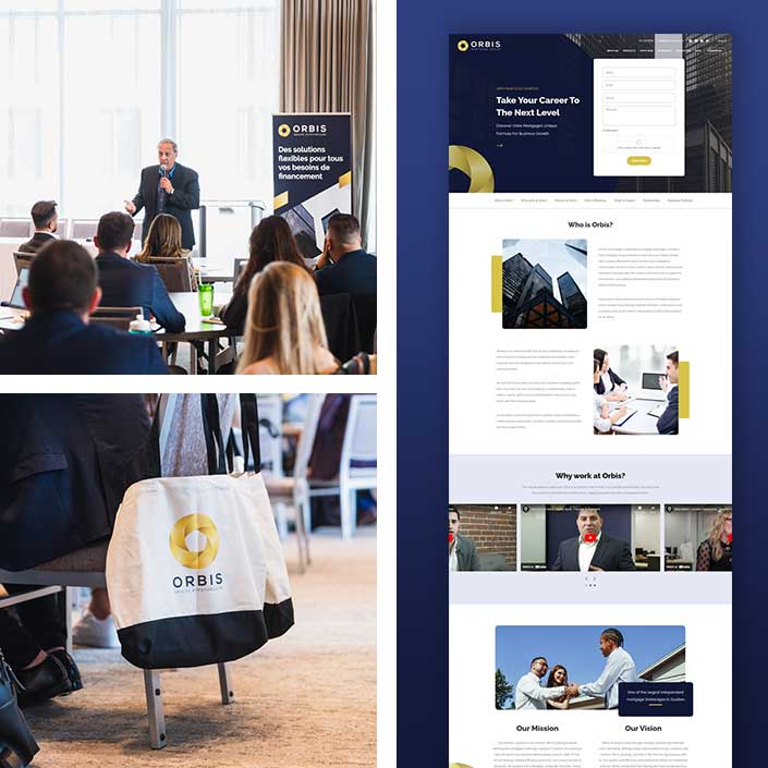 Groupe Orbis campaign visual