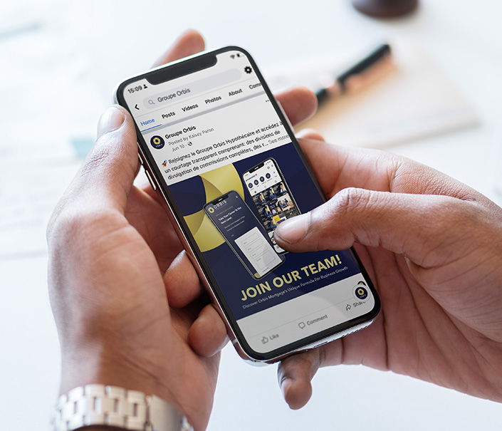 Groupe Orbis campaign visual