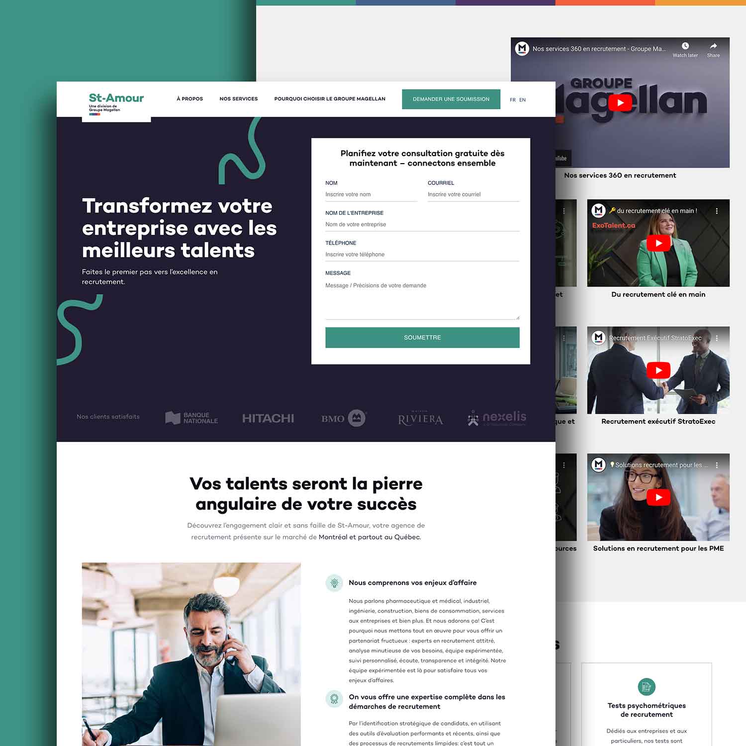 Groupe Magellan campaign visual