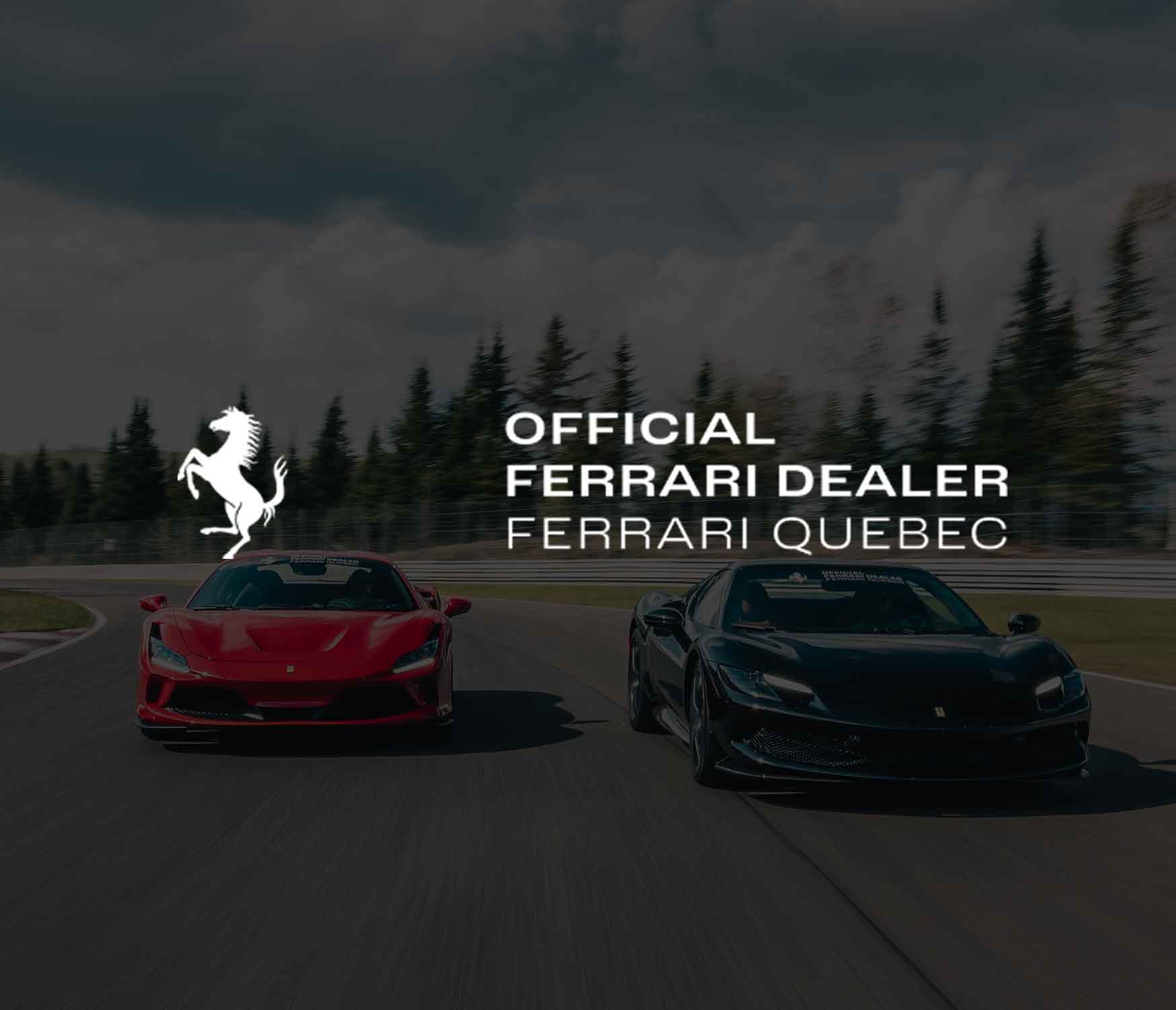 Ferrari Québec campaign visual