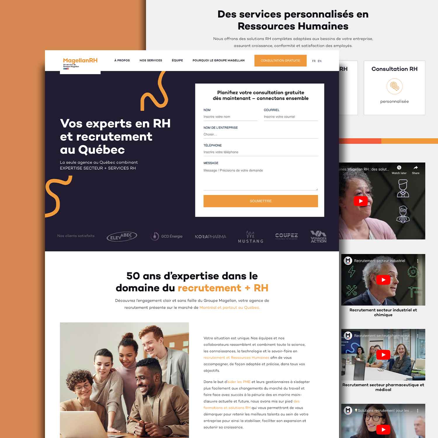 Groupe Magellan campaign visual