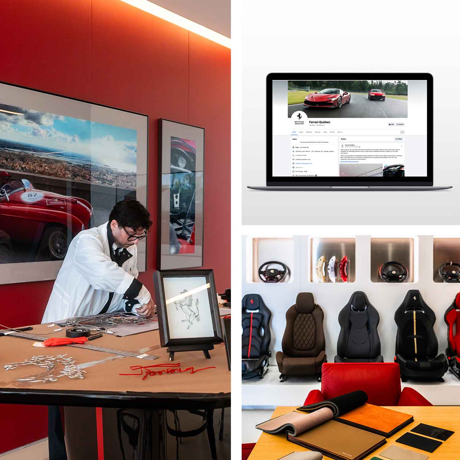 Ferrari Québec campaign visual